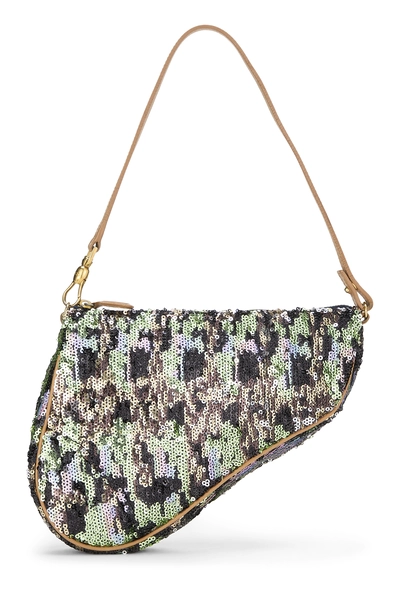 Multicolor Sequin Saddle Mini