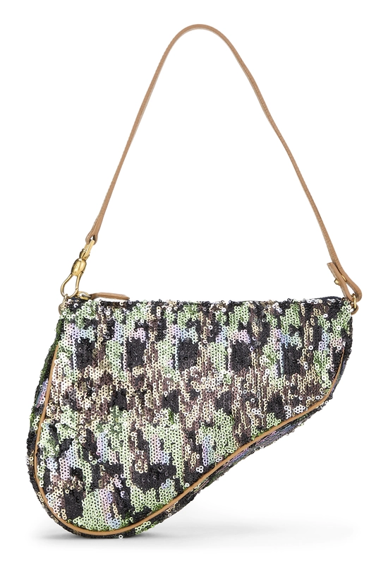 Multicolor Sequin Saddle Mini, , large image number 0