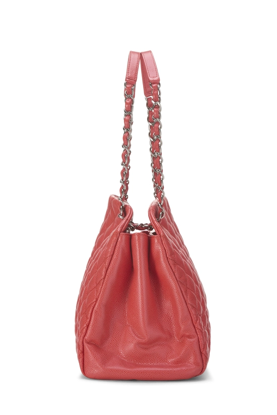 Orange Quilted Caviar Just Mademoiselle Bowler, , large image number 2