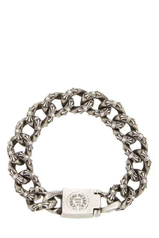 Sterling Silver Extra Fancy Link Bracelet, , large image number 1