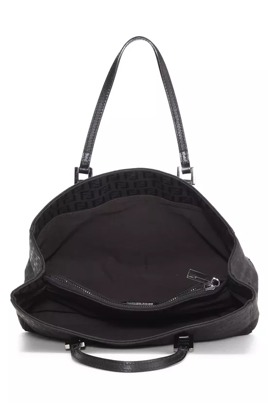 Black Zucchino Canvas Tote Small, , large image number 5