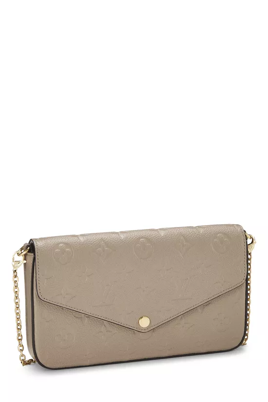 Grey Monogram Empreinte Pochette Felicie, , large image number 1