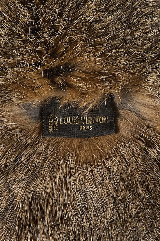 Brown Lapin Muffler, , large image number 1