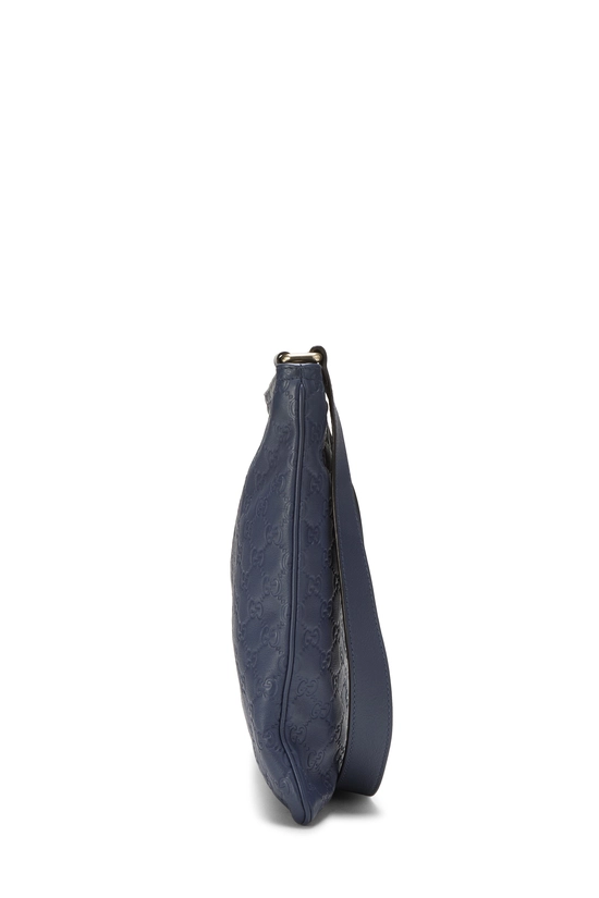 Blue Guccissima Flat Messenger, , large image number 2