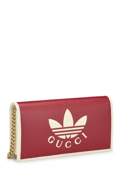 Adidas x Gucci Leather Wallet On Chain (WOC), , large