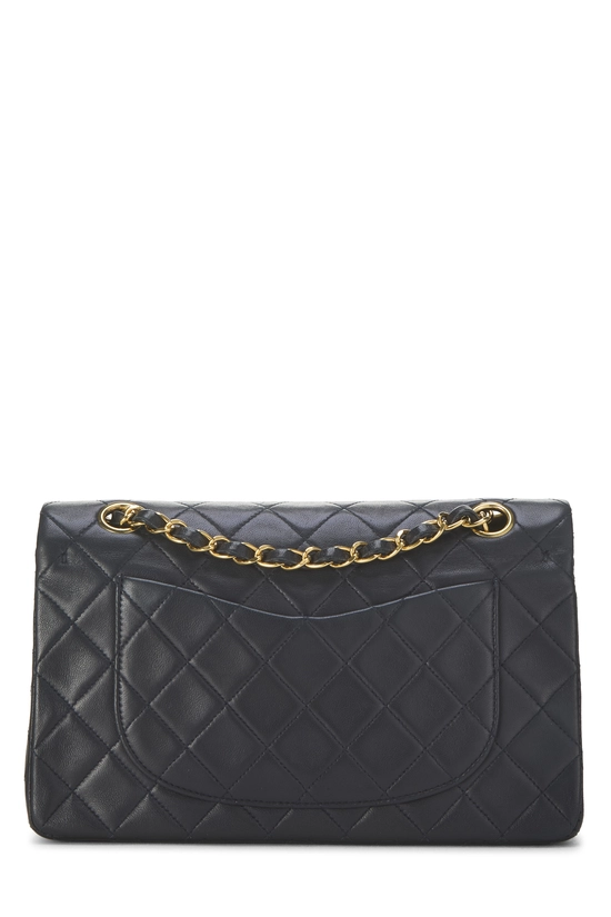 Navy Quilted Lambskin Classic Double Flap Small, , large image number 3