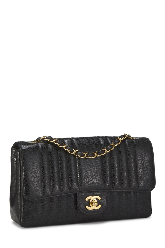 Black Caviar Vertical Flap Medium, , large image number 1
