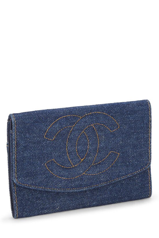 Blue Denim Wallet, , large image number 1