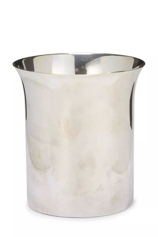 Silver Plated Circular Vase, , large image number 1