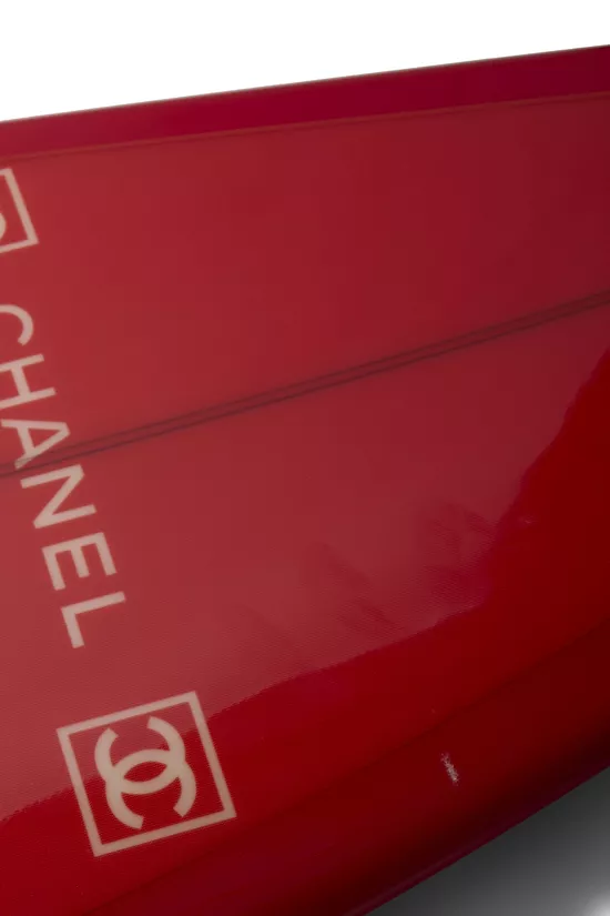 Philippe Barland x Chanel Limited Edition Red Polyurethane Surfboard, , large image number 7