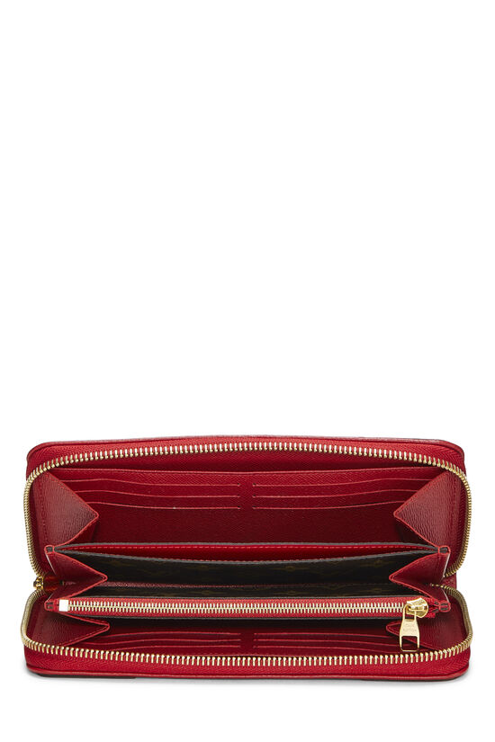 Red Monogram Canvas Retiro Zippy Continental Wallet, , large image number 3