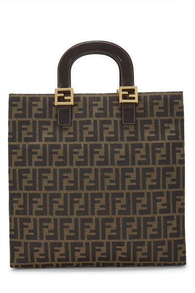 Brown Zucca Canvas Tote