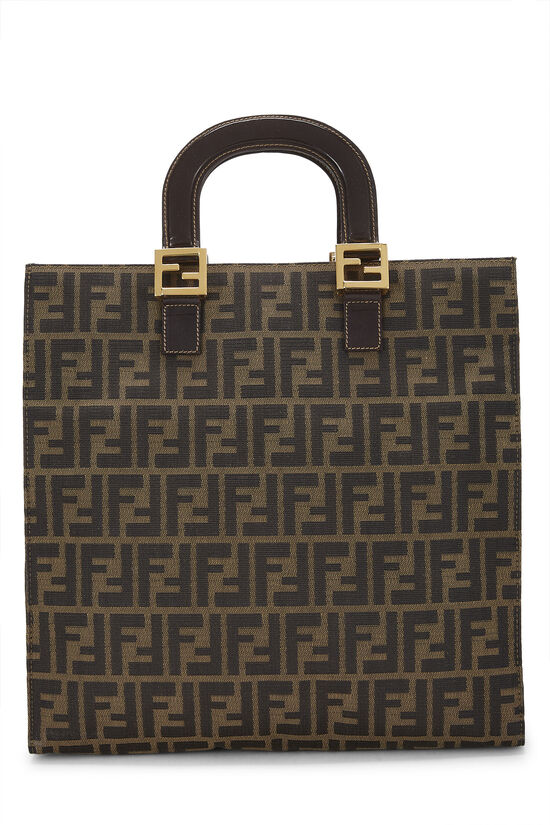 Brown Zucca Canvas Tote, , large image number 0