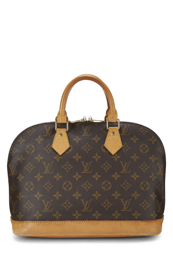 Louis+Vuitton+Alma+Top+Handle+Bag+MM+Gold for sale online