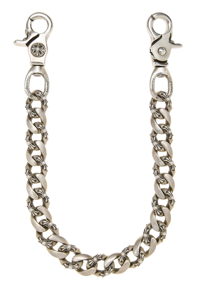 Sterling Silver Fancy Link Wallet Chain