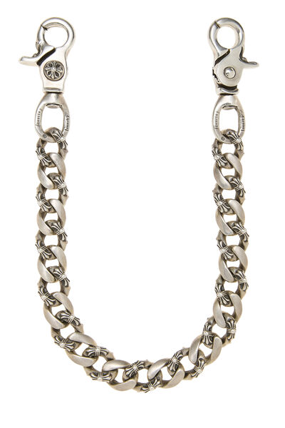 Sterling Silver Fancy Link Wallet Chain