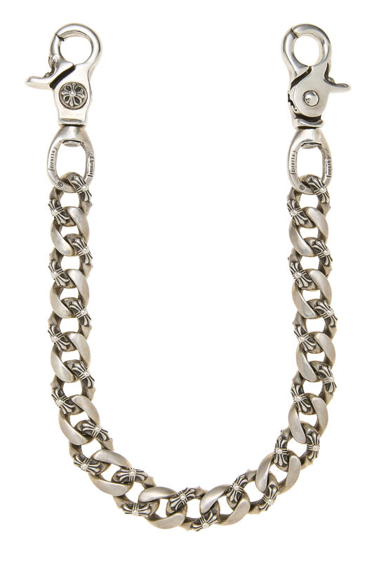 Sterling Silver Fancy Link Wallet Chain, , large image number 0
