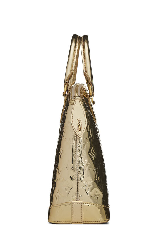 Auth Louis Vuitton Monogram Desire Lockit Vertical MM Handbag Black 