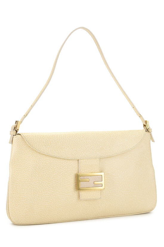 Beige Calfskin Shoulder Bag, , large image number 1