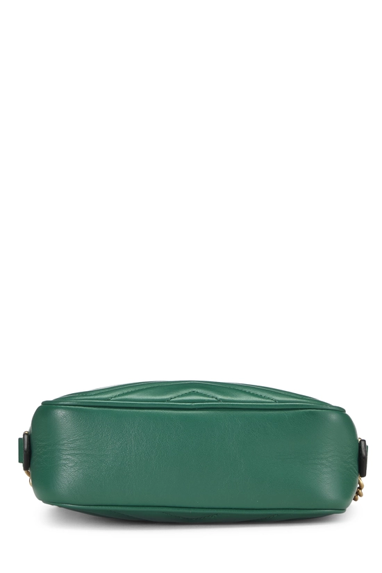 Green Leather GG Marmont Crossbody Mini, , large image number 4