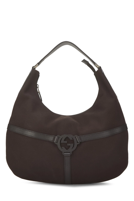 Brown Canvas Reins Hobo, , large image number 0
