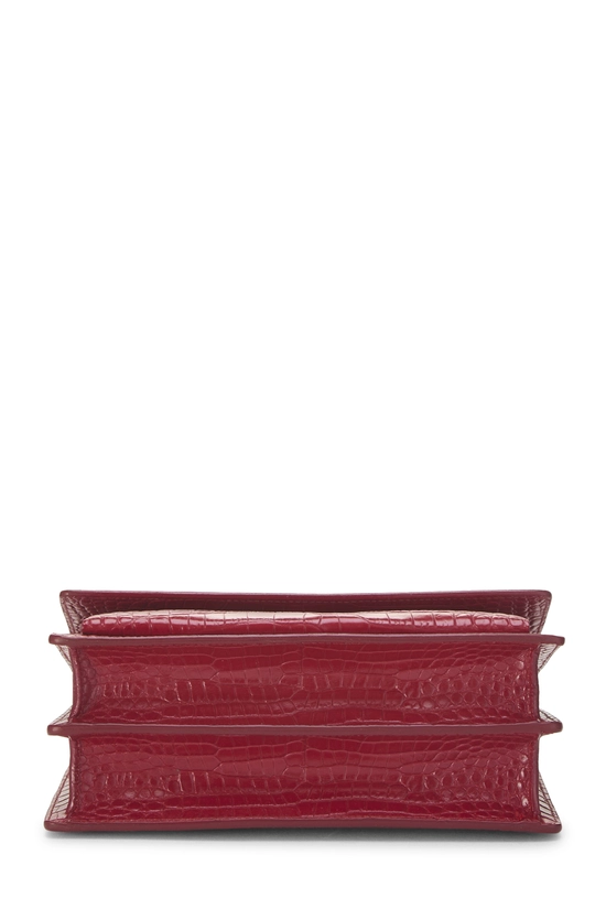 Red Embossed Leather Sunset Medium, , large image number 4