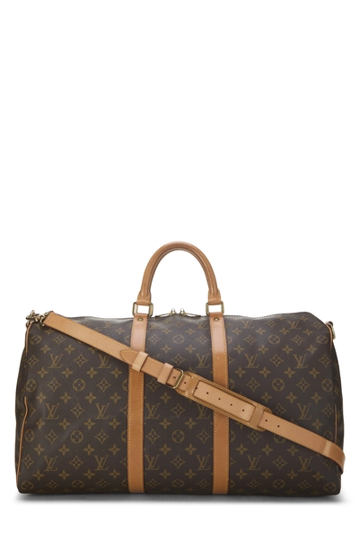 Louis Vuitton Monogram Canvas Keepall Bandouliere 50