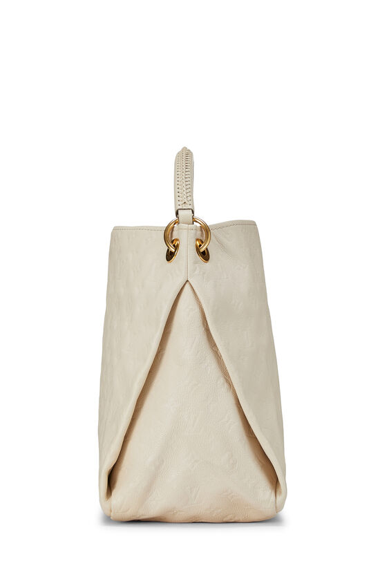 Louis Vuitton White Monogram Empreinte Artsy MM Shoulder Bag