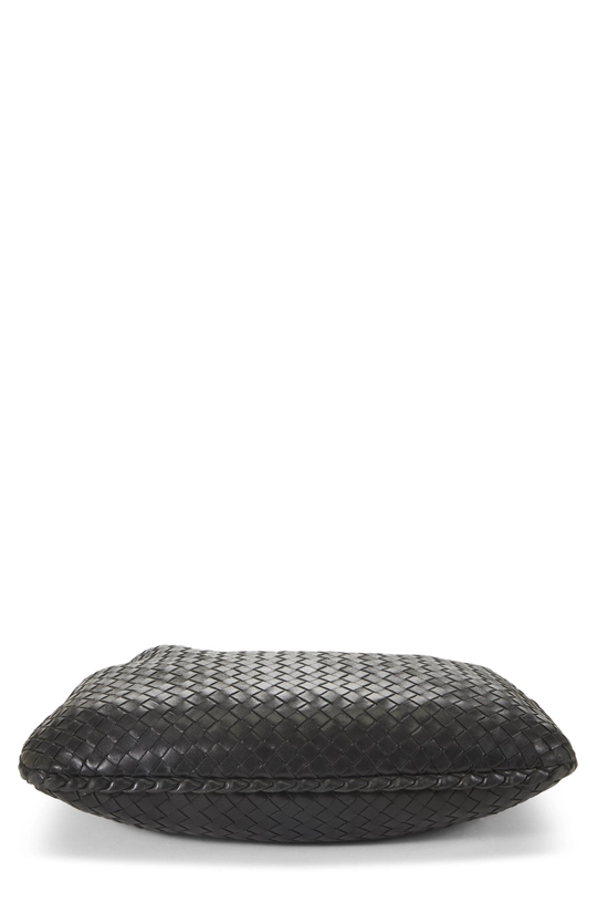 Black Intrecciato Veneta Hobo Medium, , large image number 4