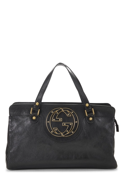 Gucci Black Leather Blondie Bag