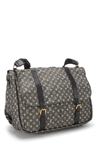 Louis Vuitton Black Monogram Mini Lin Sac Maman — photo 2