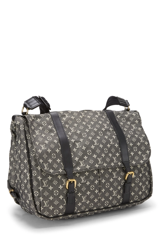 Black Monogram Mini Lin Sac Maman, , large image number 1