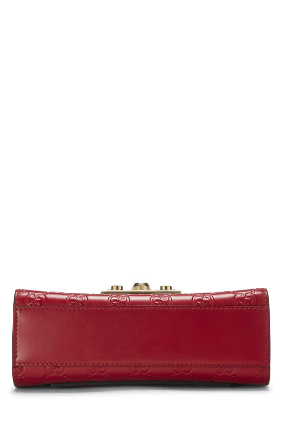 Red Guccissima Leather Padlock Bag Small, , large image number 4