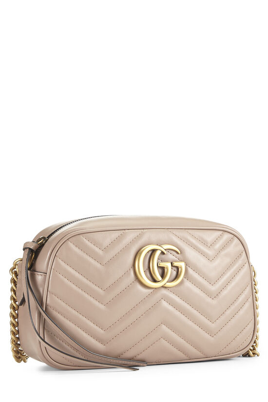 Pink Leather GG Marmont Crossbody Small, , large image number 1