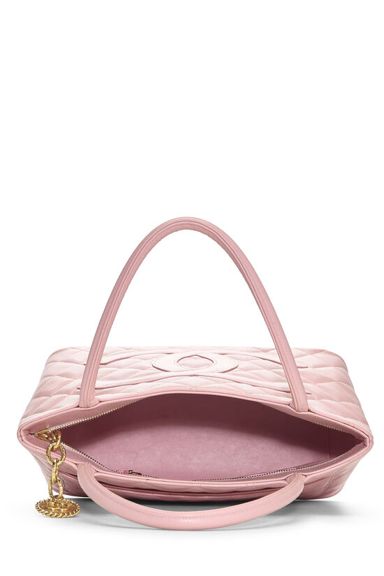 Chanel Pink Quilted Caviar Medallion Tote Q6B02H0FPB102 | WGACA