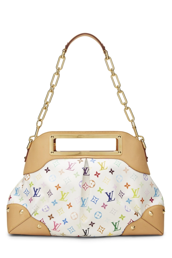 Takashi Murakami x Louis Vuitton White Monogram Multicolore Judy GM, , large image number 3
