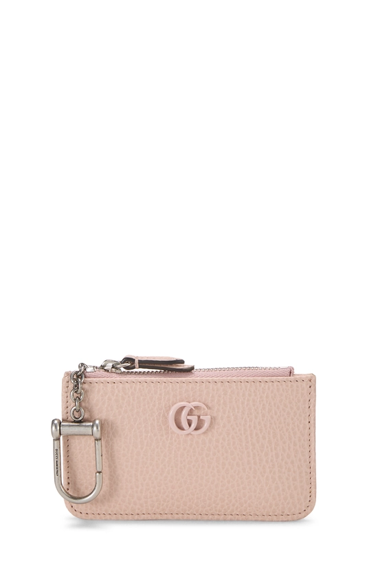 Pink Leather Card Holder, , large image number 0