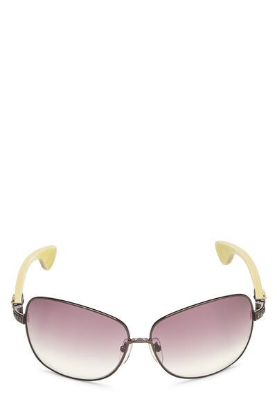 Purple & Black Metal Twinkie Sunglasses