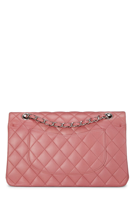 Pink Quilted Lambskin Classic Double Flap Medium, , large image number 4
