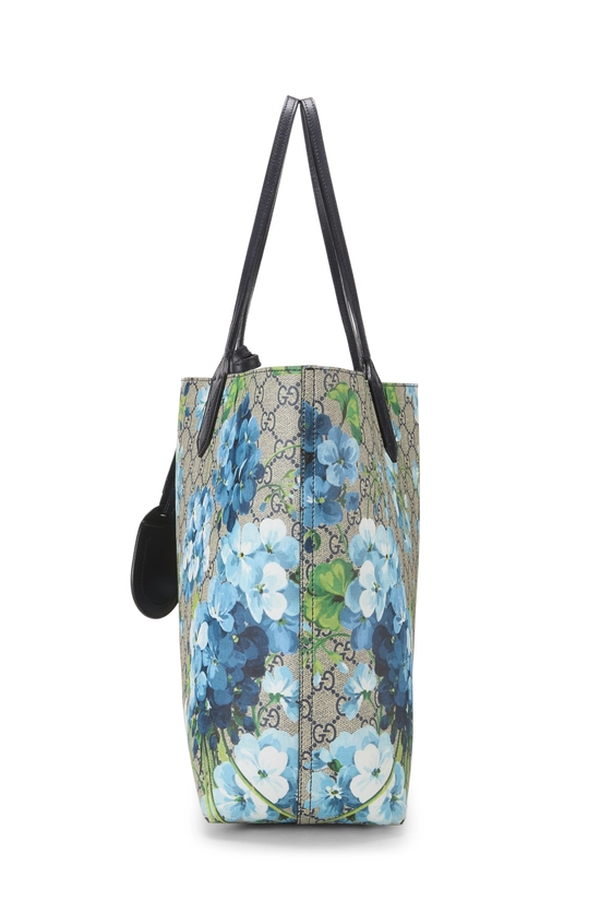 Blue GG Blooms Supreme Canvas Reversible Tote, , large image number 2