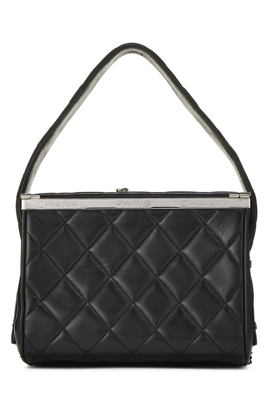 Chanel Black Quilted Lambskin Vintage Box Bag Chanel | The Luxury Closet