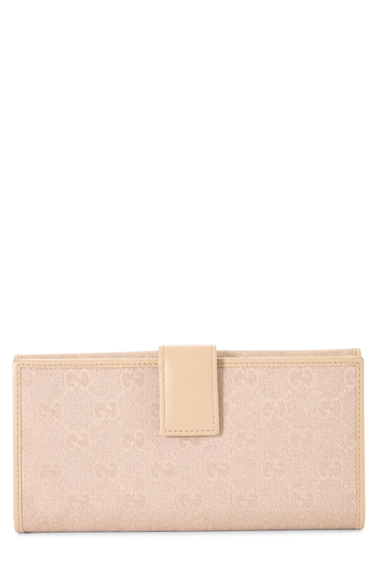 Pink GG Canvas Lovely Heart Continental Wallet, , large image number 2