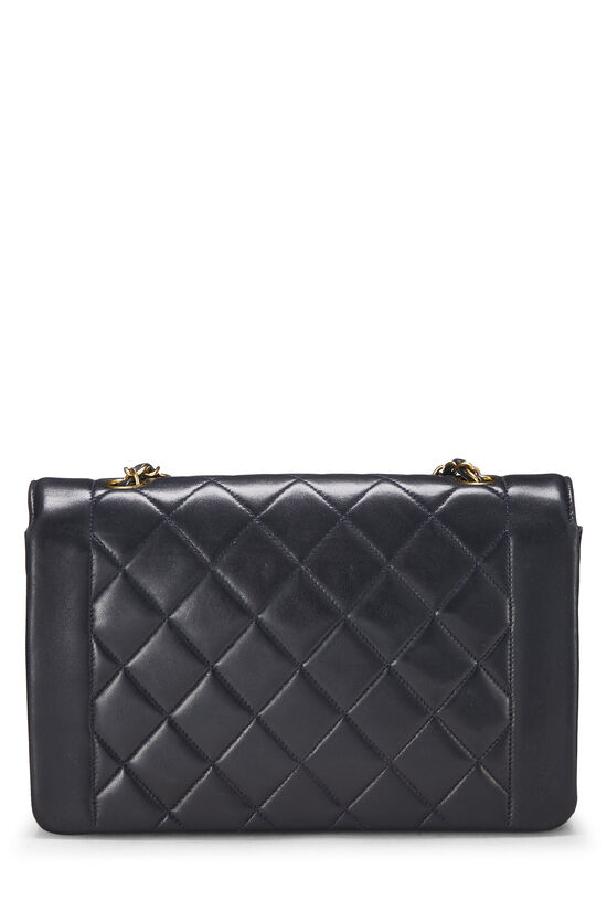 Black Quilted Lambskin Diana Flap Small, , large image number 6