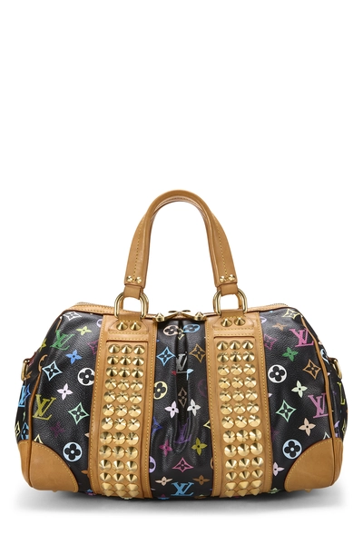 Louis Vuitton Takashi Murakami x Louis Vuitton Black Monogram Multicolore Courtney MM