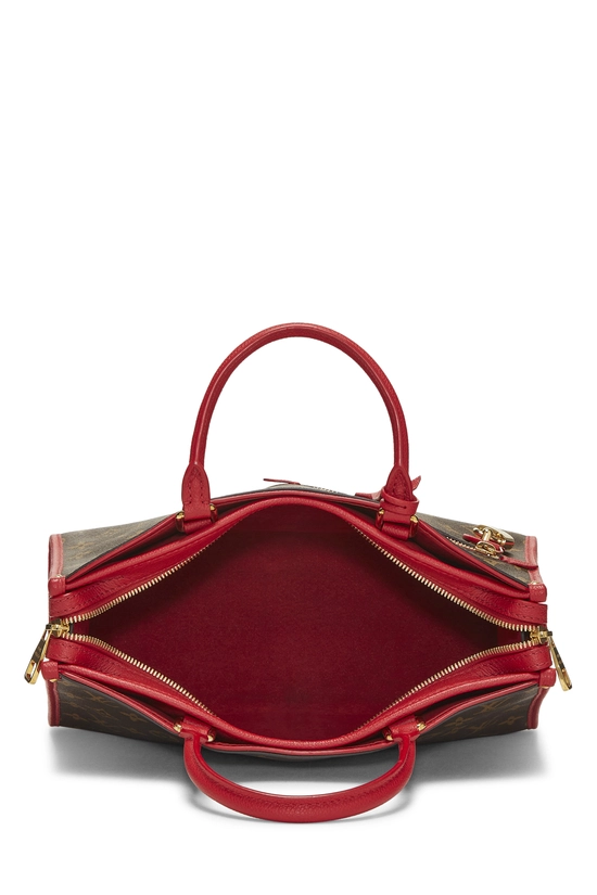 Red Monogram Canvas Popincourt NM PM, , large image number 5