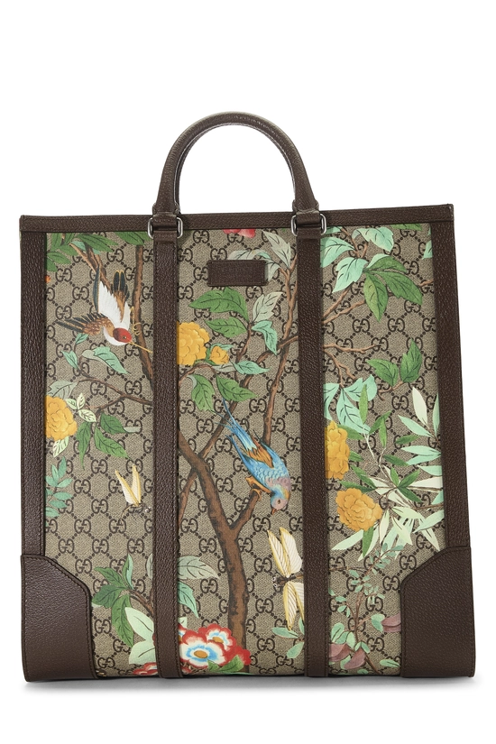 Brown GG Supreme Canvas Tian Tote Large, , large image number 0