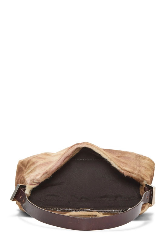 Brown Ponyhair Shoulder Bag, , large image number 5