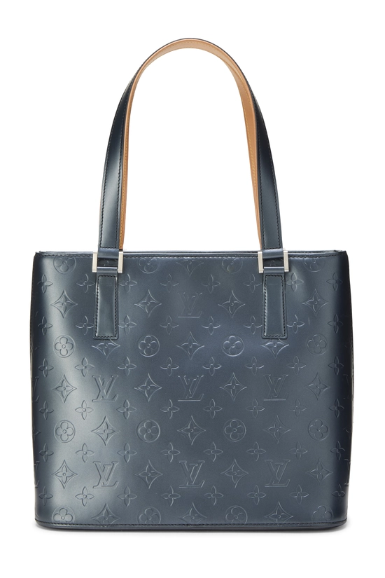 Navy Monogram Vernis Mat Stockton, , large image number 3