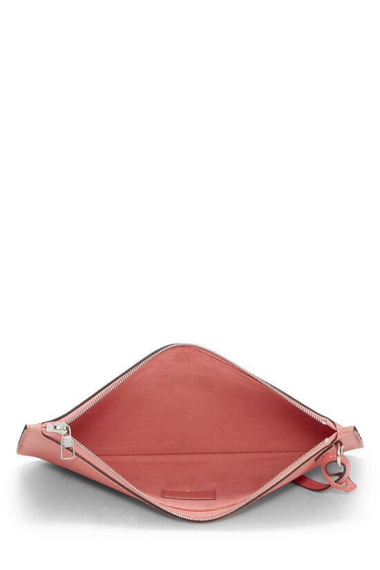 neverfull leather clutch