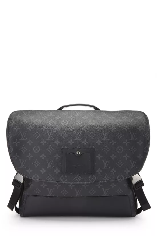 Black Monogram Eclipse Voyager Messenger MM, , large image number 0